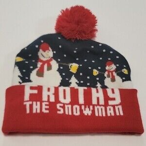 Frothy The Snowman Musical Knit Hat